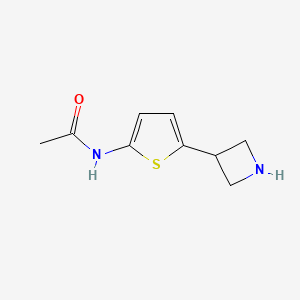 N-(5-(Azetidin-3-yl)thiophen-2-yl)acetamide