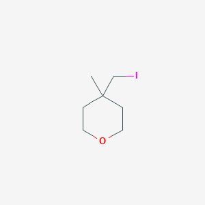 4-(Iodomethyl)-4-methyltetrahydro-2H-pyran