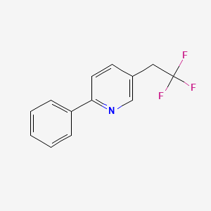 2-Phenyl-5-(2,2,2-trifluoroethyl)pyridine