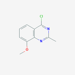 molecular formula C10H9ClN2O B131158 4-Chloro-8-methoxy-2-methylquinazoline CAS No. 154288-17-2