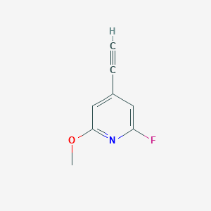 4-Ethynyl-2-fluoro-6-methoxypyridine