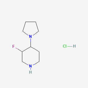 3-Fluoro-4-(pyrrolidin-1-yl)piperidinehydrochloride