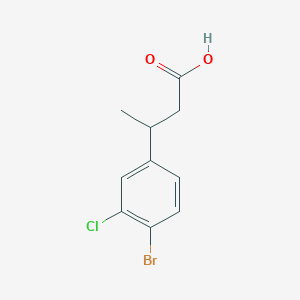 3-(4-Bromo-3-chlorophenyl)butanoic acid