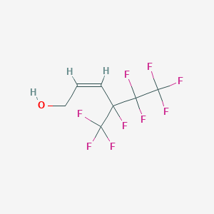 (Z)-4,5,5,6,6,6-hexafluoro-4-(trifluoromethyl)hex-2-en-1-ol