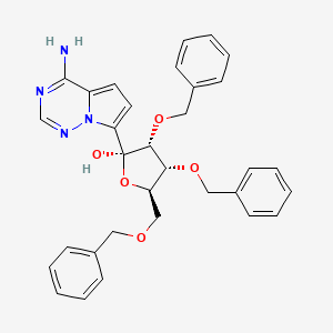 (2S,3R,4R,5R)-2-(4-Aminopyrrolo[2,1-f][1,2,4]triazin-7-yl)-3,4-bis(benzyloxy)-5-((benzyloxy)methyl)tetrahydrofuran-2-ol