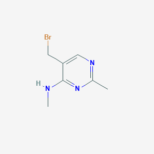 5-(Bromomethyl)-N,2-dimethylpyrimidin-4-amine