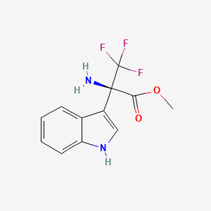 Methyl 3,3,3-trifluoro-2-(indol-3-YL)alaninate