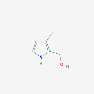 molecular formula C6H9NO B13116097 (3-methyl-1H-pyrrol-2-yl)methanol 