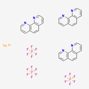 molecular formula C36H24F18FeN6P3 B13116126 Ironiitris(1,10-phenanthroline)hexafluorophosphate 