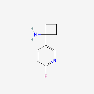 1-(6-Fluoropyridin-3-yl)cyclobutanamine