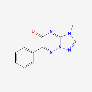 1-Methyl-6-phenyl[1,2,4]triazolo[1,5-b][1,2,4]triazin-7(1H)-one