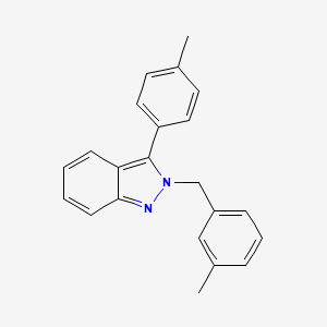 3-(4-Methylphenyl)-2-[(3-methylphenyl)methyl]-2H-indazole