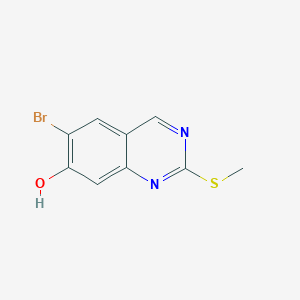 6-Bromo-2-(methylthio)quinazolin-7-ol