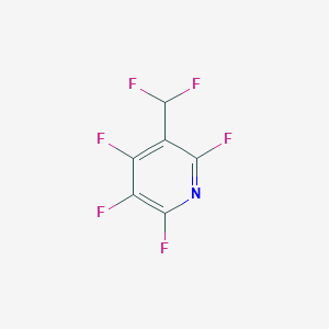 3-(Difluoromethyl)-2,4,5,6-tetrafluoropyridine