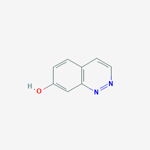 molecular formula C8H6N2O B13116205 Cinnolin-7-ol 