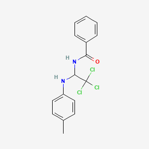 N-(2,2,2-Trichloro-1-(p-tolylamino)ethyl)benzamide