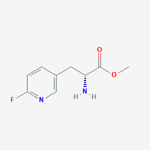 Methyl(R)-2-amino-3-(6-fluoropyridin-3-yl)propanoate