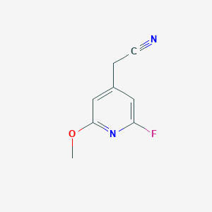 2-(2-Fluoro-6-methoxypyridin-4-yl)acetonitrile