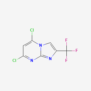 5,7-Dichloro-2-(trifluoromethyl)imidazo[1,2-a]pyrimidine