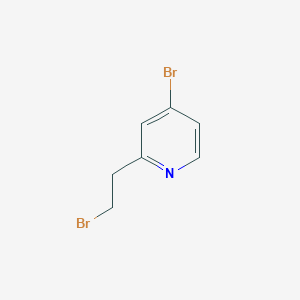 4-Bromo-2-(2-bromoethyl)pyridine