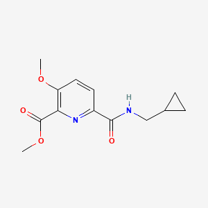 Methyl 6-((cyclopropylmethyl)carbamoyl)-3-methoxypicolinate