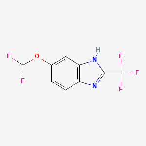 6-(Difluoromethoxy)-2-(trifluoromethyl)-1H-benzo[d]imidazole