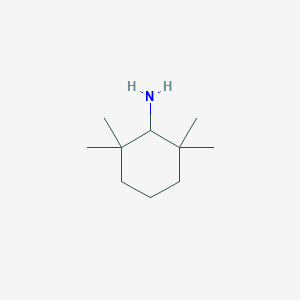 molecular formula C10H21N B13116287 2,2,6,6-Tetramethylcyclohexan-1-amine 