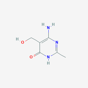 6-Amino-5-(hydroxymethyl)-2-methylpyrimidin-4-ol