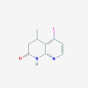 5-Iodo-4-methyl-3,4-dihydro-1,8-naphthyridin-2(1H)-one