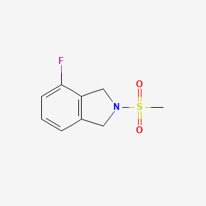 4-Fluoro-2-(methylsulfonyl)isoindoline