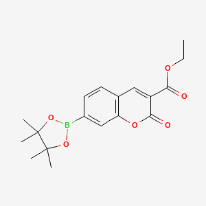 Ethyl 2-oxo-7-(4,4,5,5-tetramethyl-1,3,2-dioxaborolan-2-yl)-2H-chromene-3-carboxylate