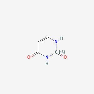 molecular formula C4H4N2O2 B1311642 尿嘧啶 C-13, 2- CAS No. 35803-45-3