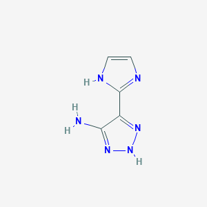 4-(1H-Imidazol-2-yl)-1H-1,2,3-triazol-5-amine