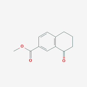 B1311644 Methyl 8-oxo-5,6,7,8-tetrahydronaphthalene-2-carboxylate CAS No. 116047-26-8