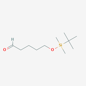 B1311646 5-((tert-Butyldimethylsilyl)oxy)pentanal CAS No. 87184-80-3