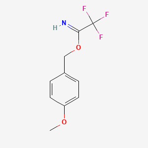 Ethanimidic acid, 2,2,2-trifluoro-, (4-methoxyphenyl)methyl ester