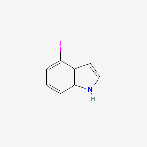 molecular formula C8H6IN B1311649 4-碘-1H-吲哚 CAS No. 81038-38-2