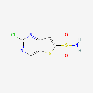 2-Chlorothieno[3,2-d]pyrimidine-6-sulfonamide