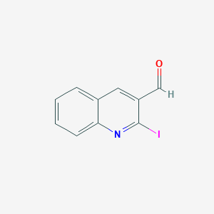 molecular formula C10H6INO B1311653 2-碘喹啉-3-甲醛 CAS No. 80231-40-9