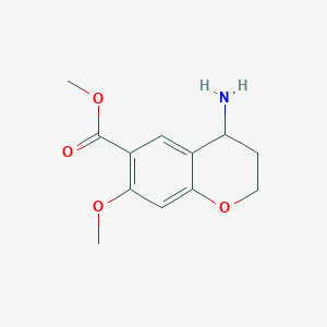 Methyl 4-amino-7-methoxychromane-6-carboxylate hydrochloride