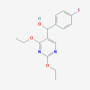 (2,4-Diethoxypyrimidin-5-yl)(4-fluorophenyl)methanol