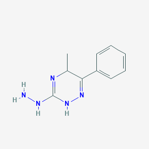 3-Hydrazinyl-5-methyl-6-phenyl-2,5-dihydro-1,2,4-triazine