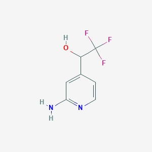 4-Pyridinemethanol, 2-amino-alpha-(trifluoromethyl)-