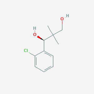 B1311663 (1S)-1-(2-chlorophenyl)-2,2-dimethylpropane-1,3-diol CAS No. 133164-40-6