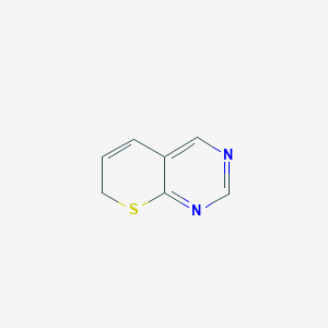 molecular formula C7H6N2S B13116669 7H-Thiopyrano[2,3-d]pyrimidine CAS No. 874-28-2