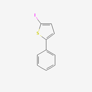 molecular formula C10H7IS B1311669 2-碘-5-苯基噻吩 CAS No. 13781-37-8