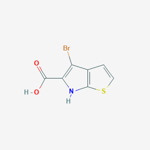 4-bromo-6H-thieno[2,3-b]pyrrole-5-carboxylic acid