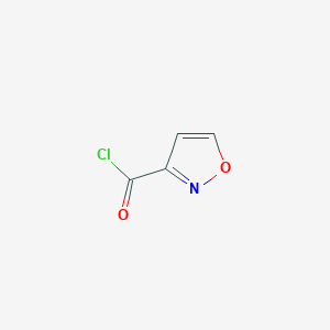 molecular formula C4H2ClNO2 B1311673 3-异恶唑甲酰氯 CAS No. 53064-54-3