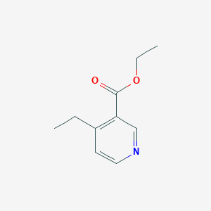 molecular formula C10H13NO2 B13116801 Ethyl 4-ethylnicotinate 