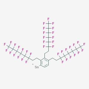 Tris(3,3,4,4,5,5,6,6,7,7,8,8,8-tridecafluorooctyl)phenyltin